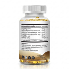 Reko Triple Omega 3-6-9 - Maximum Stability & Freshness with Vitamin E