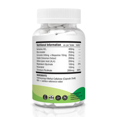 Berberine HCL Complex 60 Capsules