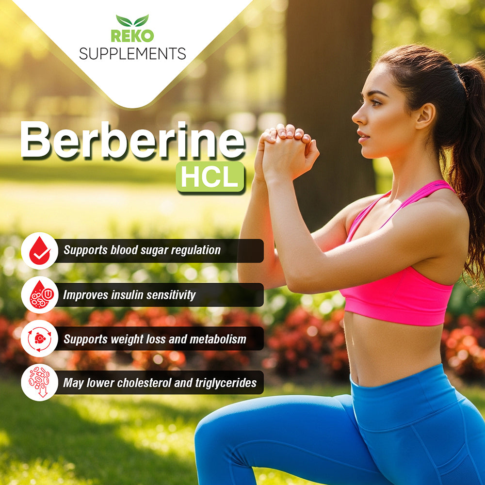 Berberine HCL Complex 60 Capsules