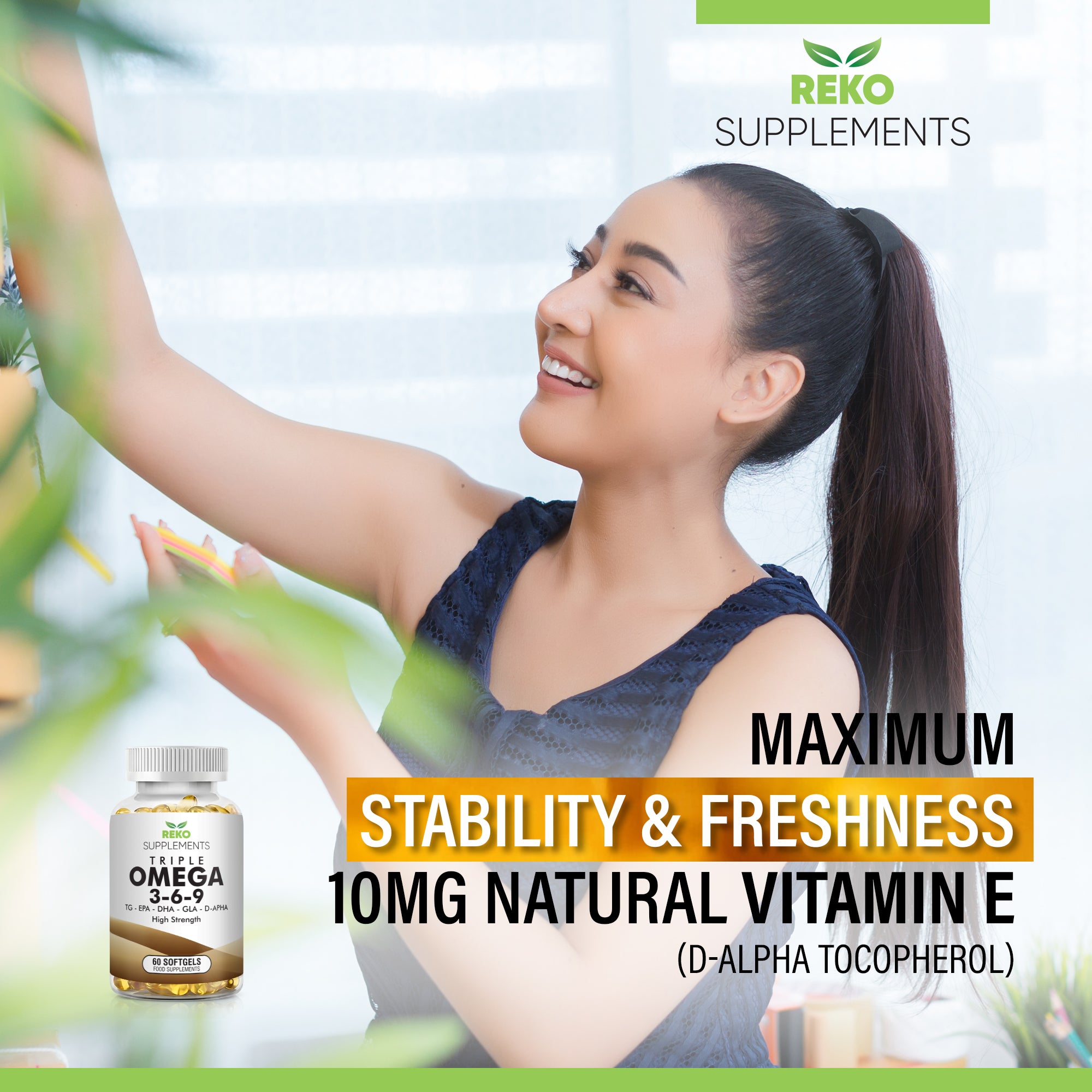 Reko Triple Omega 3-6-9 Nutritional Information and Ingredients